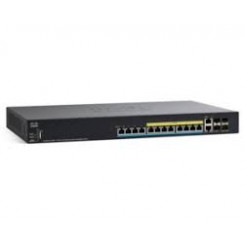 Cisco Small Business SG350X-12PMV - Switch - Managed - 12 x 100/1000/2.5G/5GBase-T (PoE+) + 2 x combo 10 Gigabit SFP+ + 2 x 10 Gigabit SFP+ - rack-mountable - PoE+ (375 W)